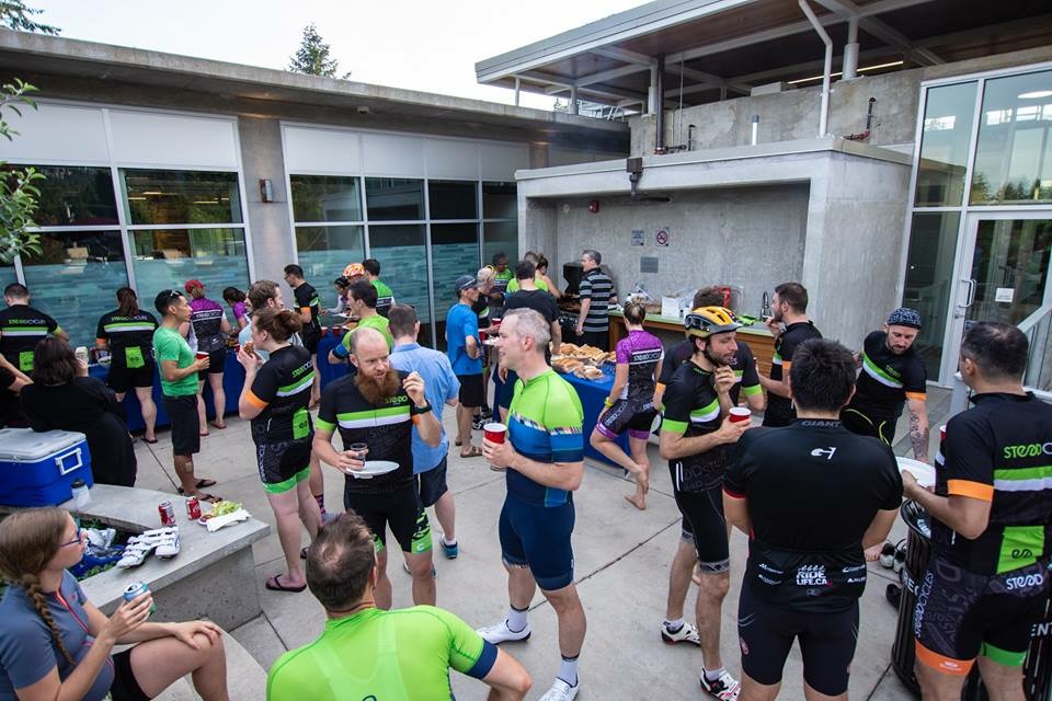 The Eydt Wealth Advisory Group Hosts the Steed Cycles BBQ on Their Rooftop Deck