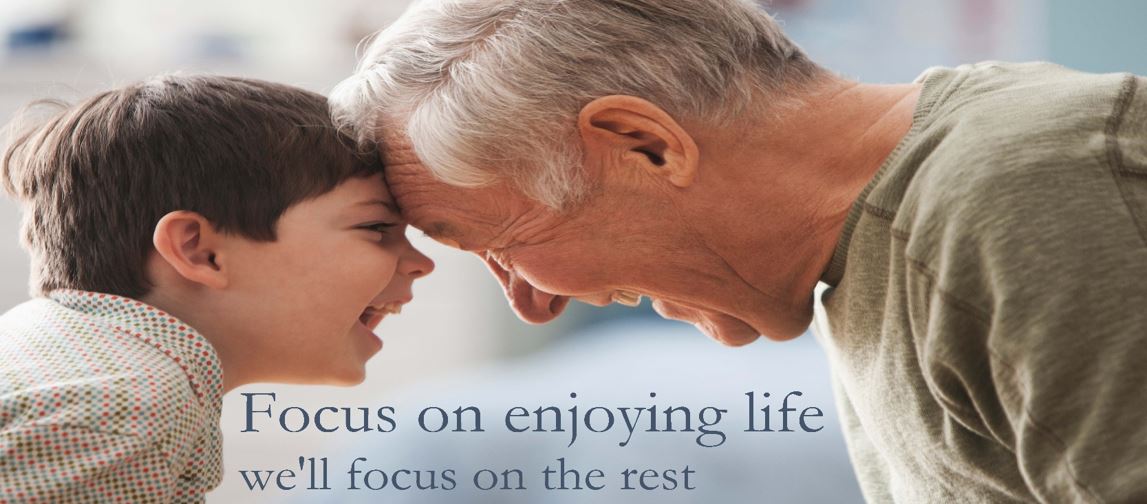Focus on enjoying life, we'll focus on the rest. 