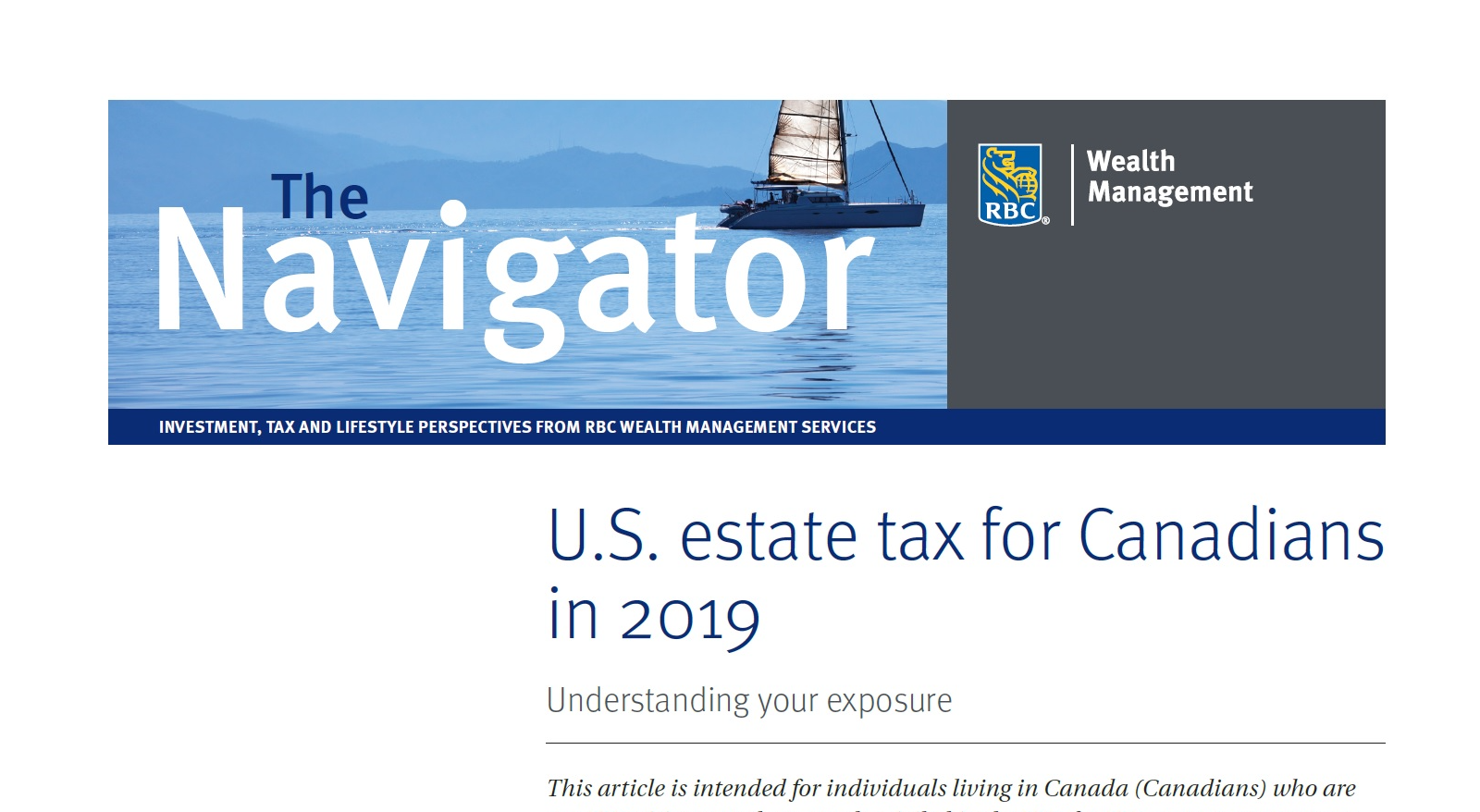 Understanding your exposure to U.S. estate tax