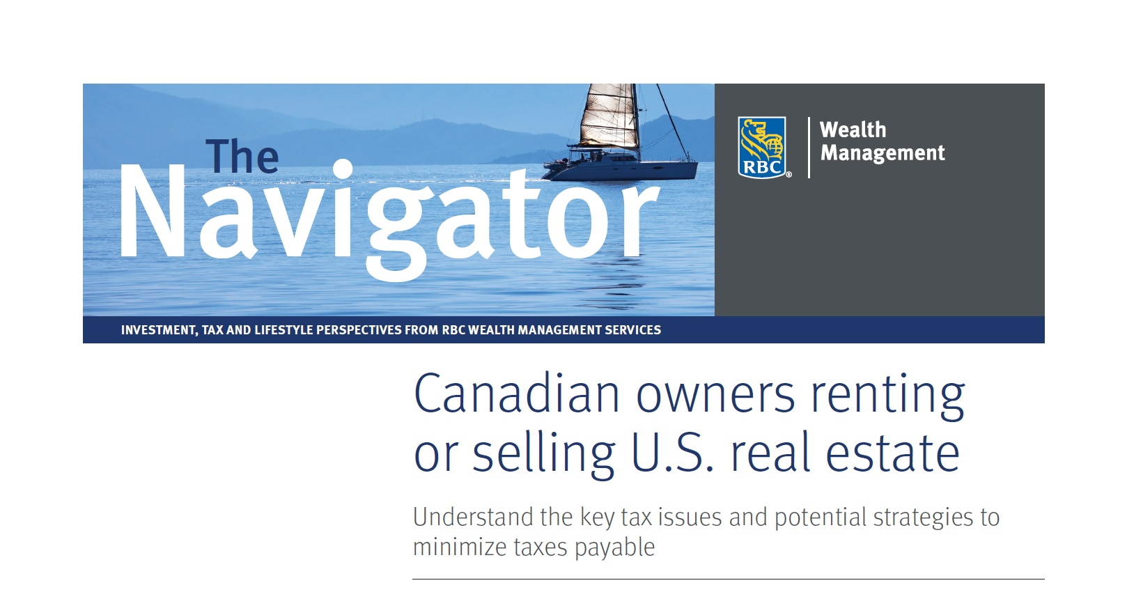 Canadian owners renting or selling U.S. real estate