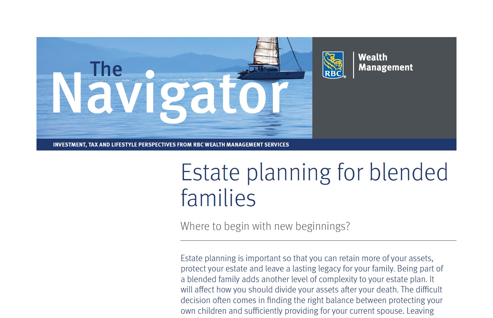 Estate planning for blended families