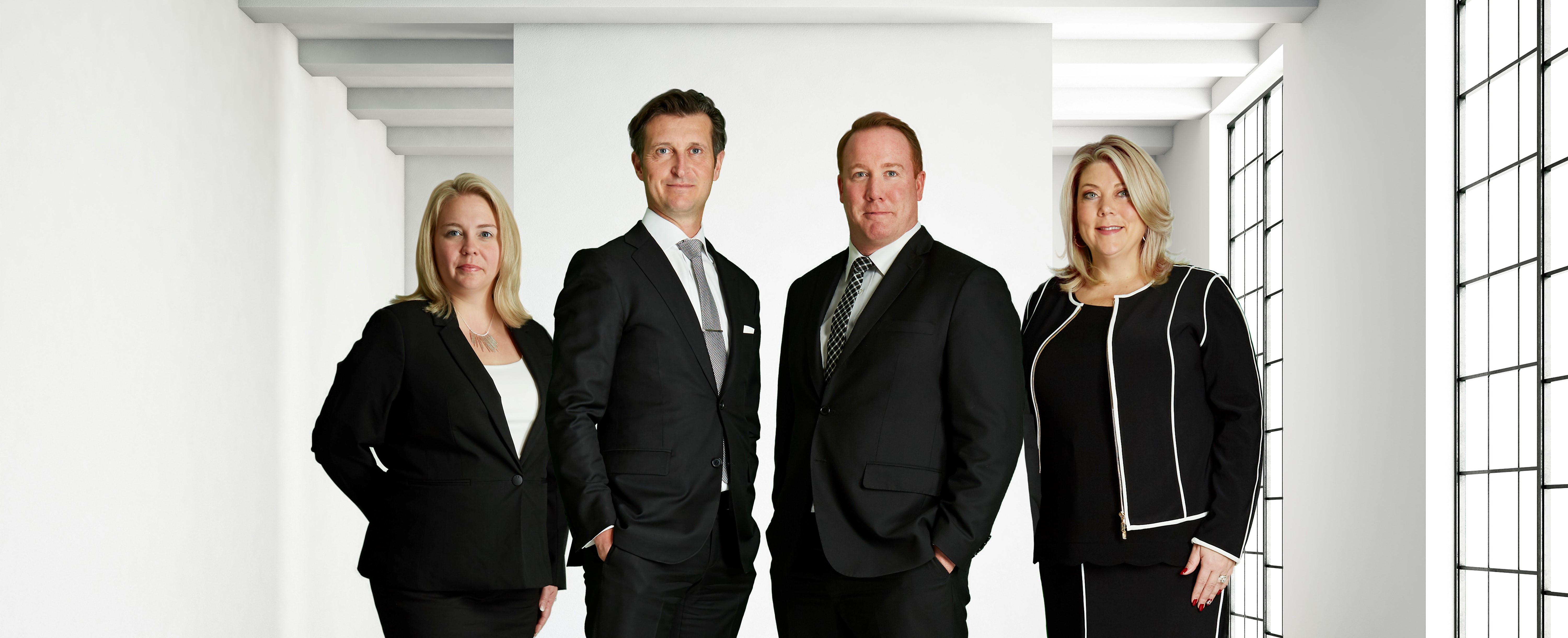 Four business people