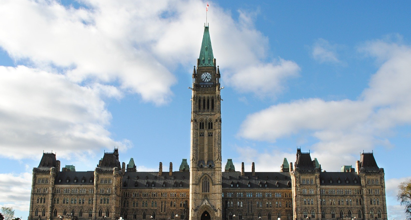 Parliament building in Ottawa