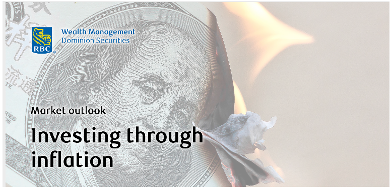 Investing through Inflation picture of US dollar bill in page