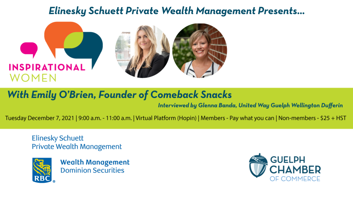 Event information included in website. Photo of the speakers.