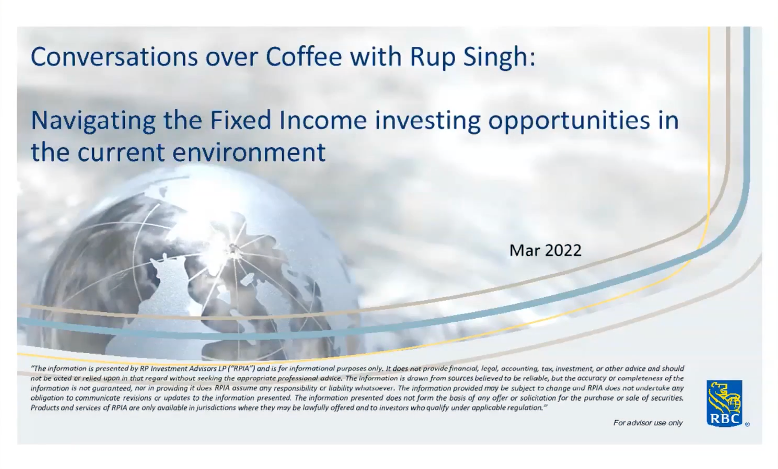 Rup Singh - Fixed Income Investment Strategies