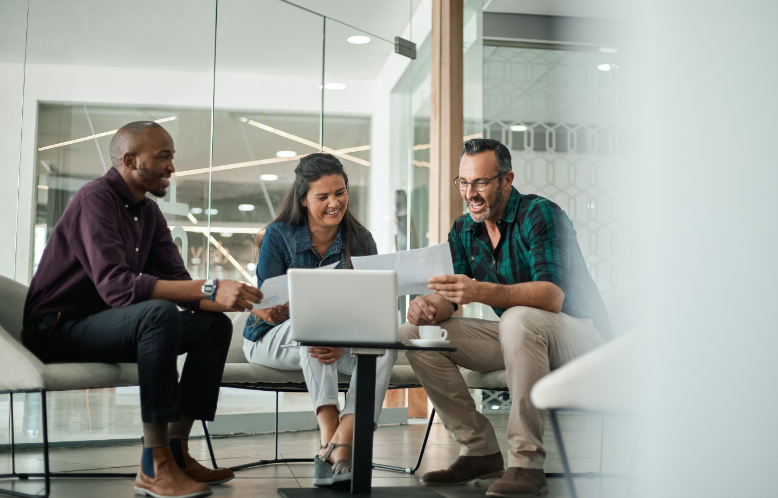 people sitting around table in page