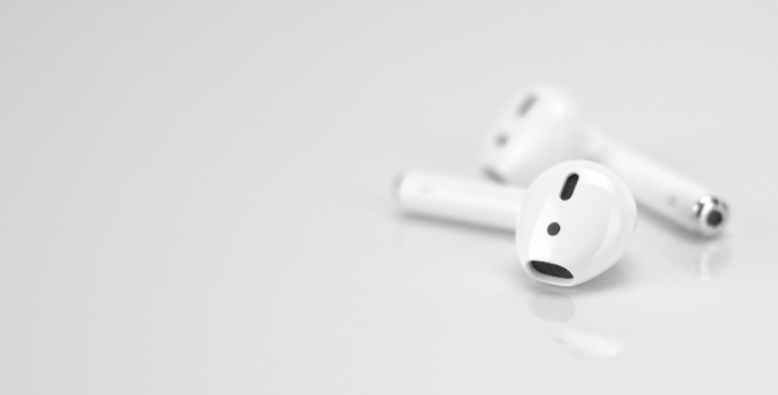 air pods in page