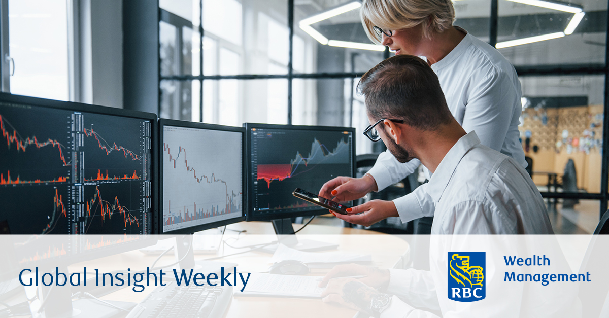 investors reviewing stock market Global Insights RBC Wealth Management