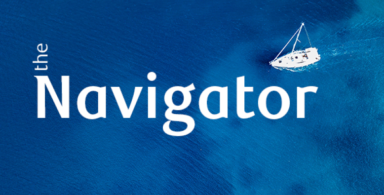The Navigator logo in page