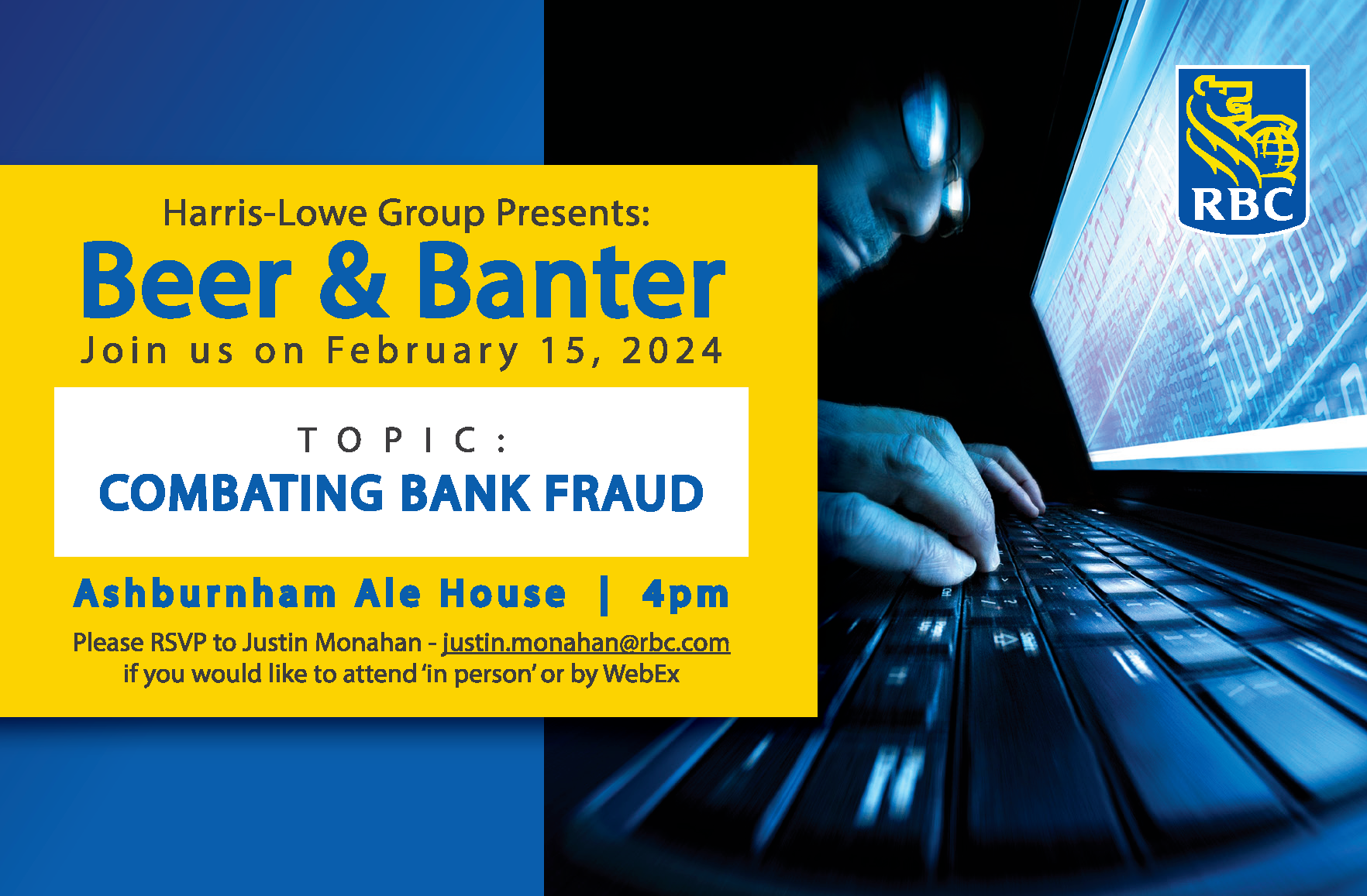 Beer & Banter - February 15th, 2024 - Combating Bank Fraud