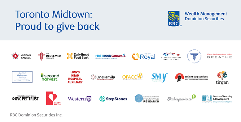 Toronto Midtown: Proud to give back