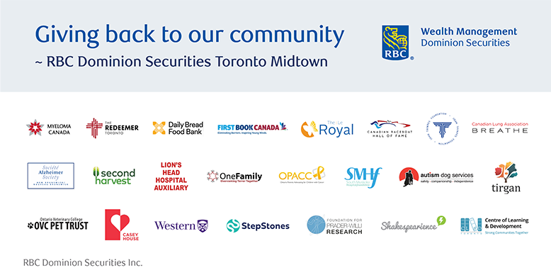 Giving back to our community: RBC Dominion Securities Toronto Midtown