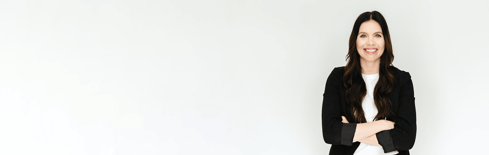 Kristin Petlak on a white background