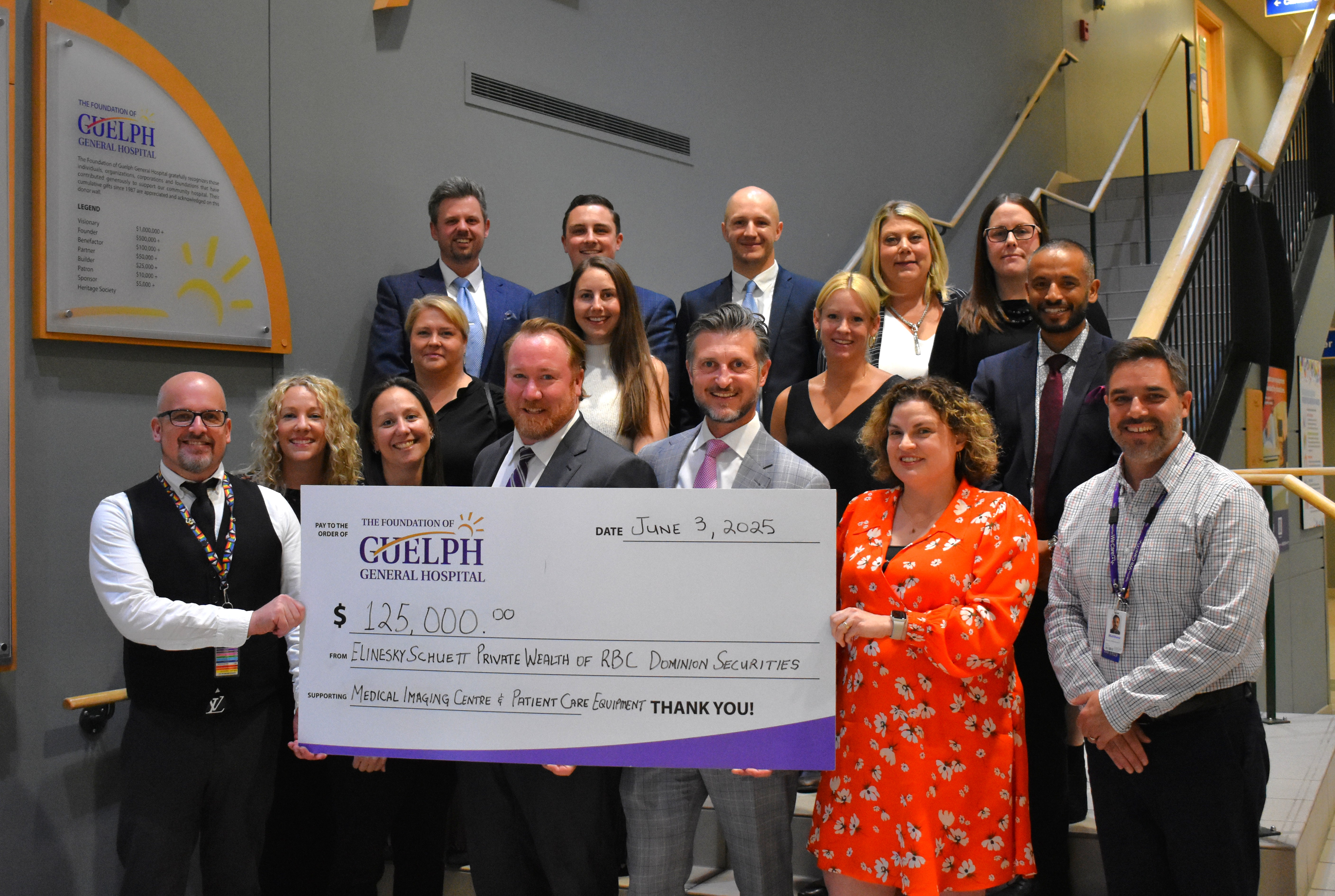 The ES Team with the FGGH team at the announcement