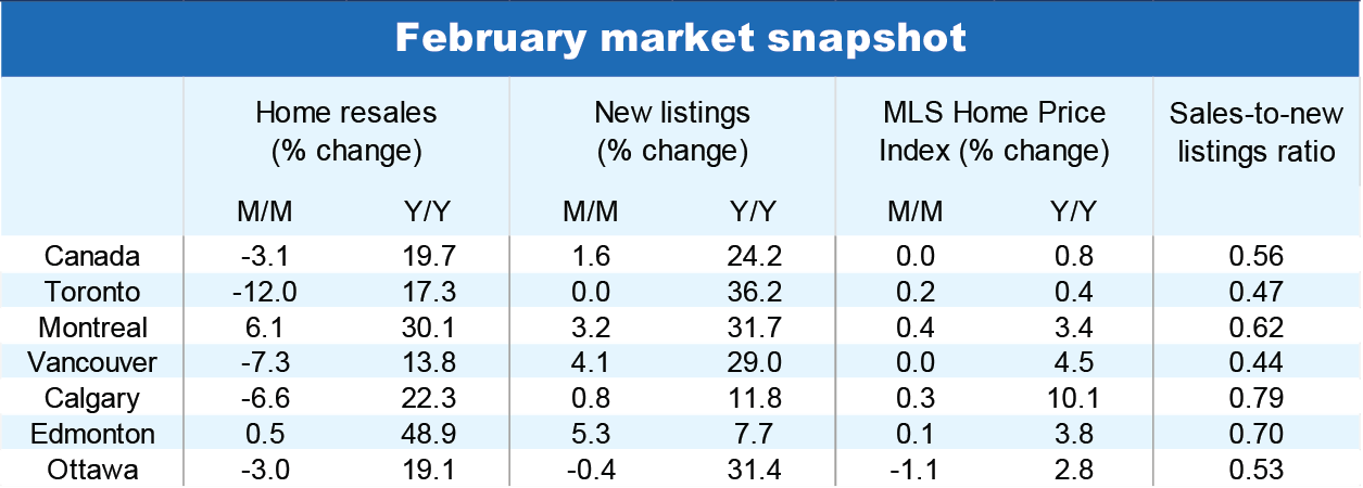 Febraury Market snapshot