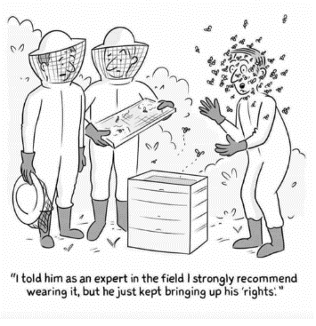 Why bee keepers and everyone should wear masks