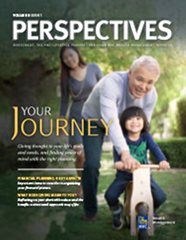Perspectives magazine cover: multi generational family