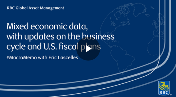 RBC Global Asset Management. Mixed economic data, with updates on the business cycle and U.S. fiscal plans.