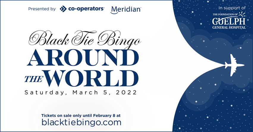 Black Tie Bingo Around the World Saturday, March 5, 2022