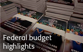 Federal budget highlights