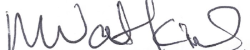 Meredith Watkins signature