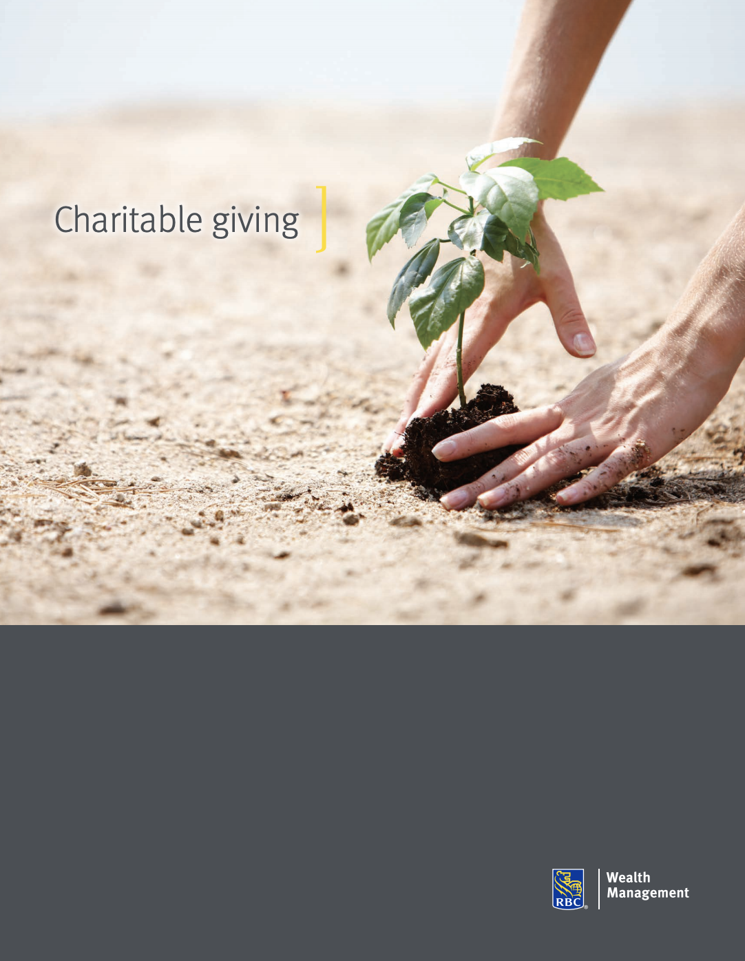 Charitable Giving brochure in page click to read more