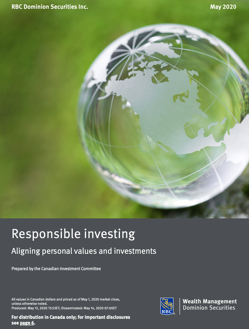 Responsible Investing cover, in page