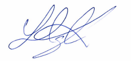 Signature in page