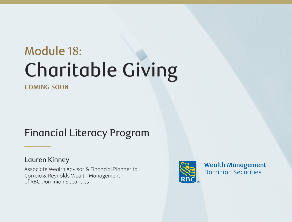 Charitable giving placeholder