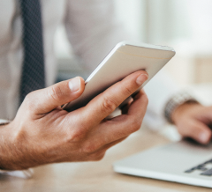 A client accessing the RBC Mobile app.