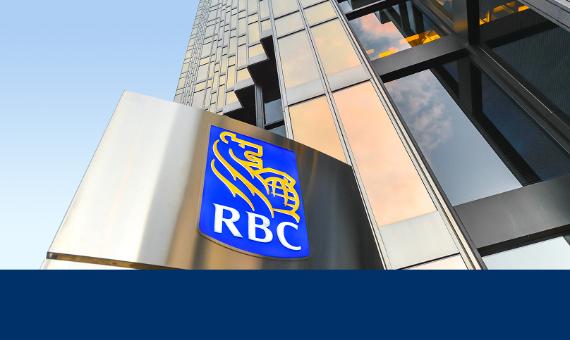 RBC logo on branch building 