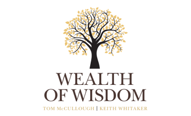 Wealth of Wisdom podcast logo with a blossoming tree.