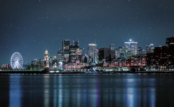 The Montreal skyline.