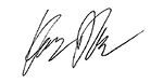 Kinny's signature