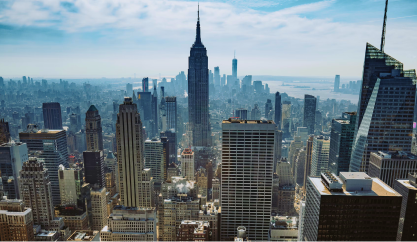 New york city skyline.