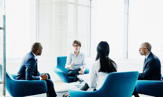 senior in page with family