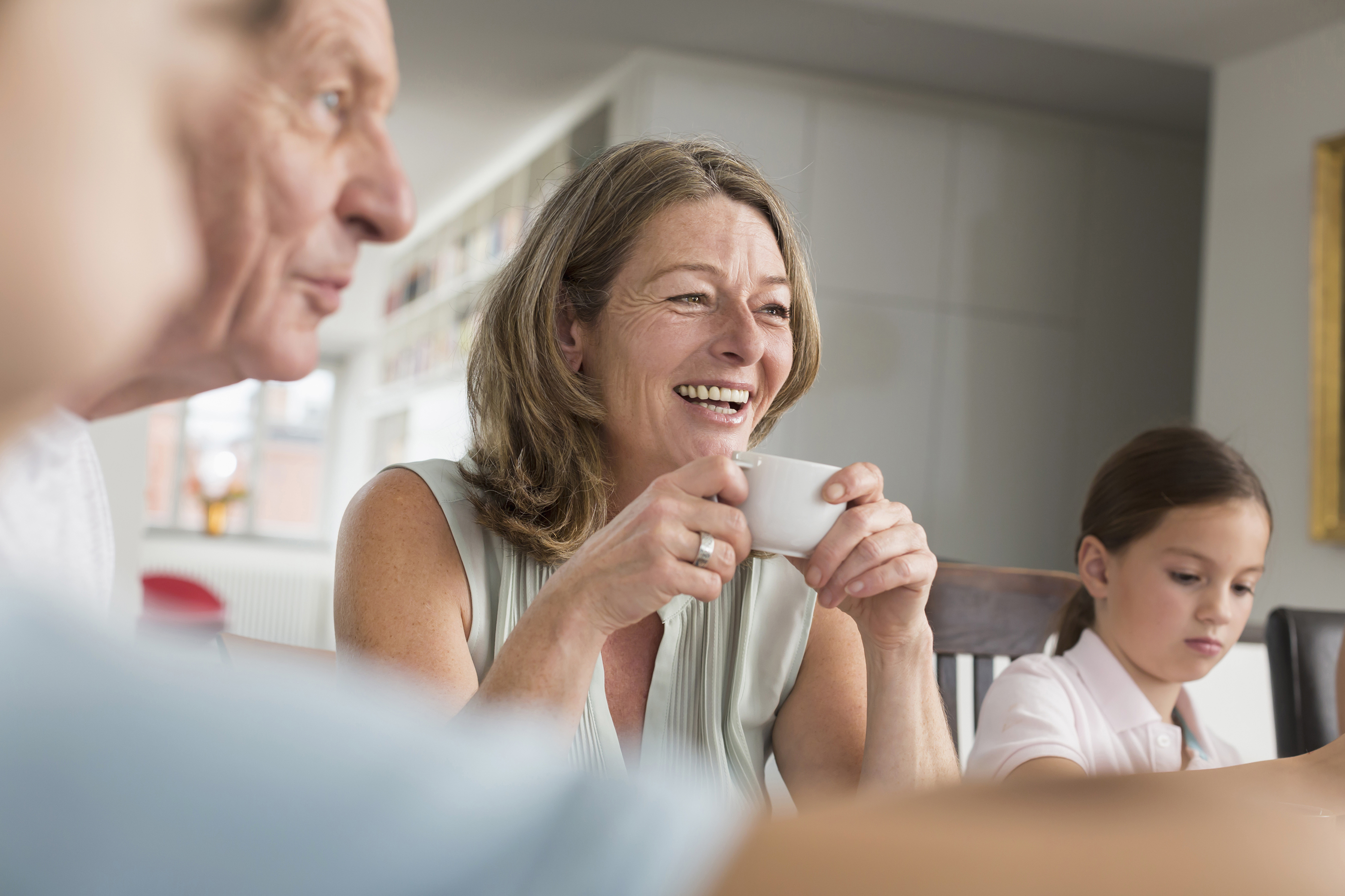 senior in page with family