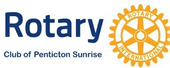 Rotary Club of Penticton Sunrise, BC in page logo
